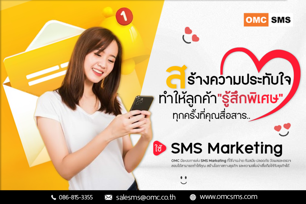 ข้อความ 1 บรรทัด สู่การปิดการขาย 1 พันล้าน (sms marketing)